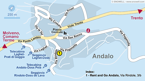 Lageplan Andalo