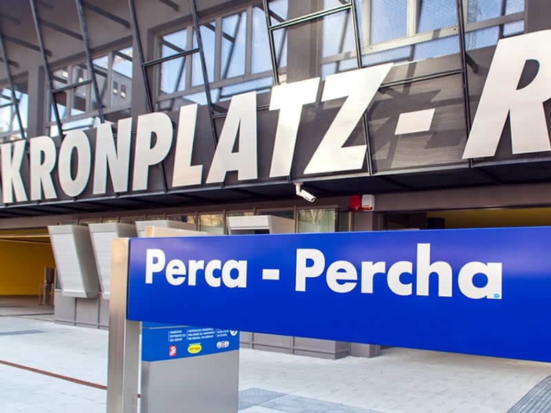 Verleihshop Rentasport Kronplatz Ried-Percha in Via Stazione 2 / Bahnhofstrasse 2 (Talstation Ried), Percha