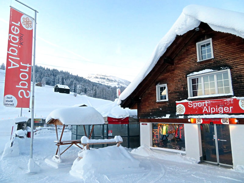 Verleihshop Sport Alpiger in Vordere Schwendistrasse 16 - Talstation Sesselbahn Thur, Wildhaus