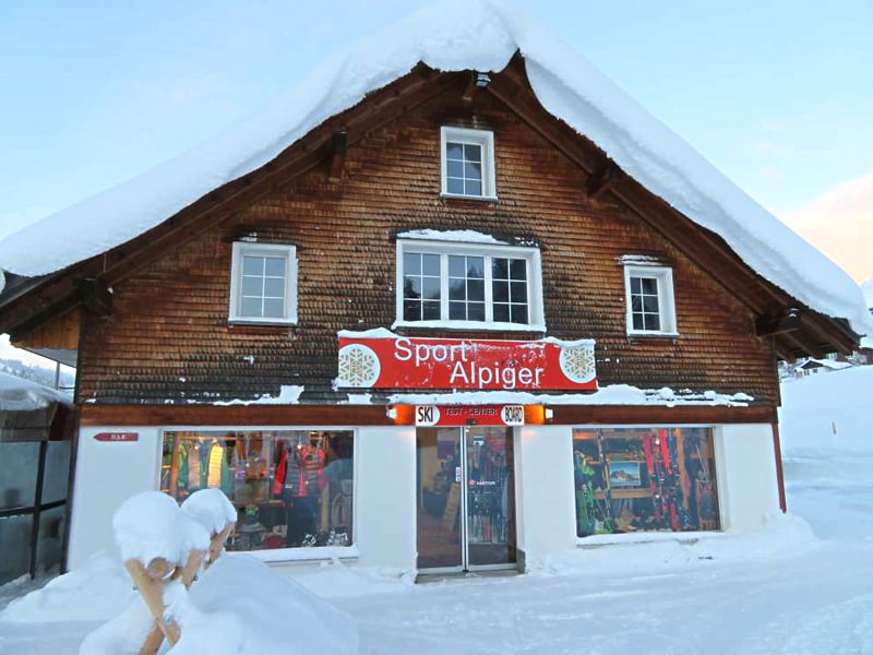 Verleihshop Sport Alpiger in Vordere Schwendistrasse 16 - Talstation Sesselbahn Thur, Wildhaus