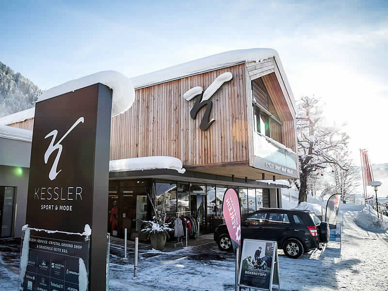 Verleihshop Sport & Mode Kessler in Walserstrasse 73-75, Kleinwalsertal - Riezlern