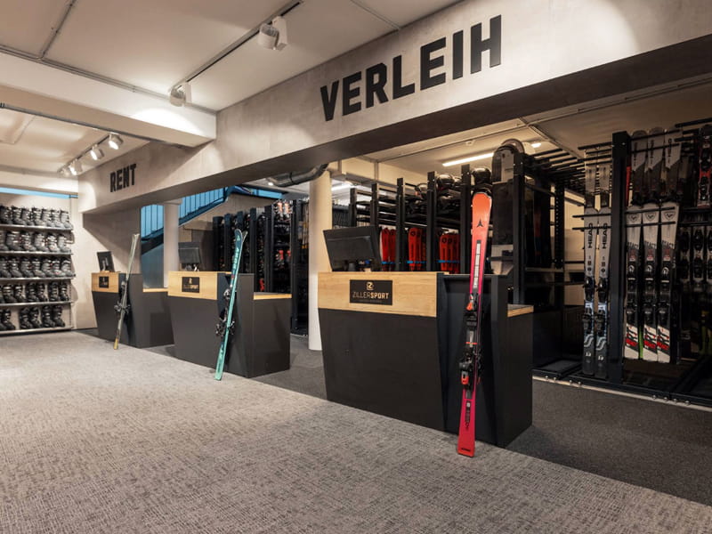 Verleihshop SPORT 2000 Zillersport Unterlercher in Zillertalstrasse 10, Fügen